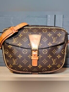 Authentic LOUIS VUITTON Jeune Fille GM Monogram Crossbody Shoulder Bag